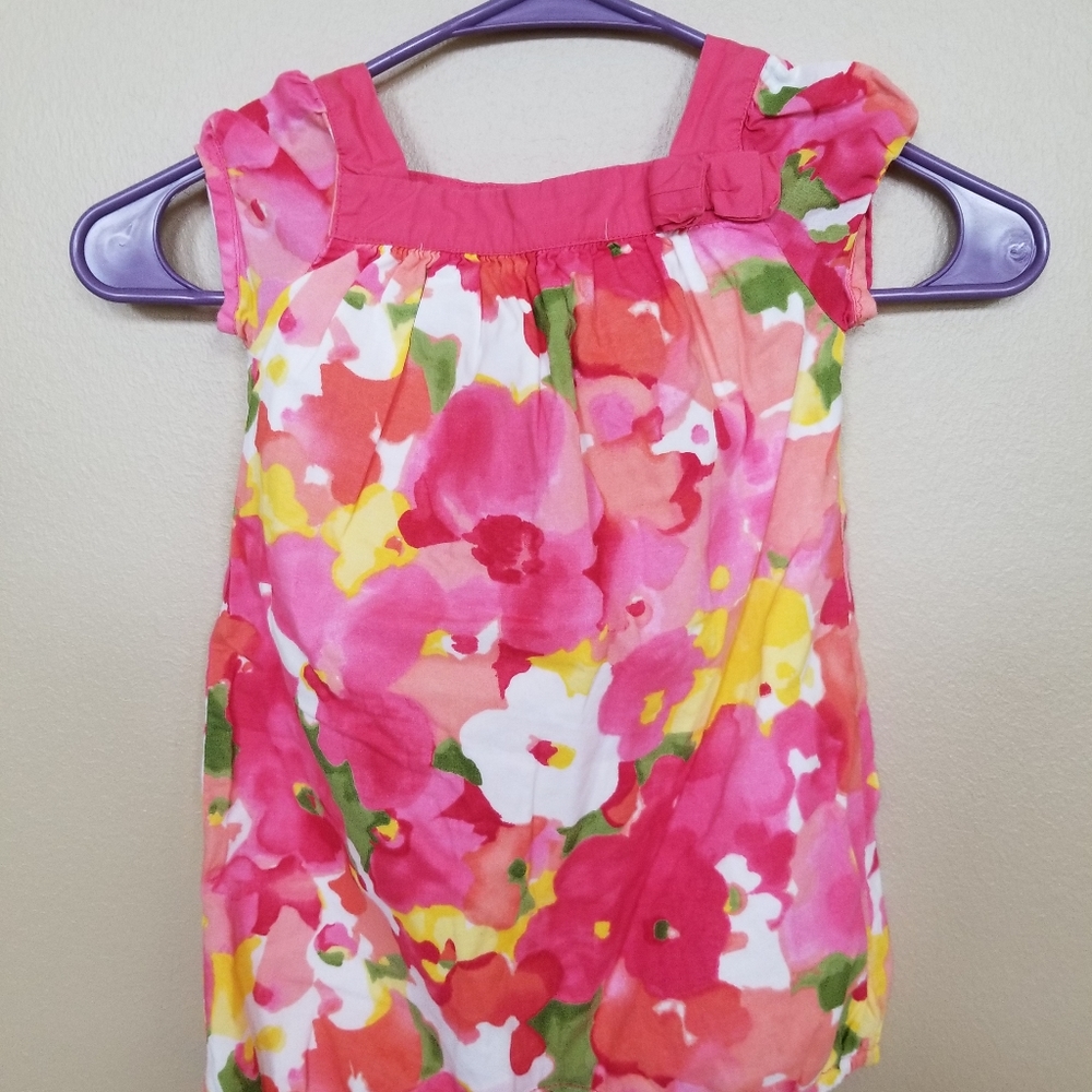 Janie and Jack baby girl romper